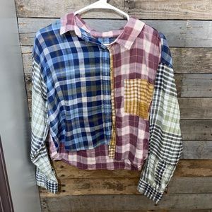 cropped AE flannel